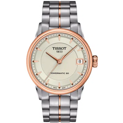 Tissot Women's T-classic Luxury Powermatic 80 Ivory Dial Watch