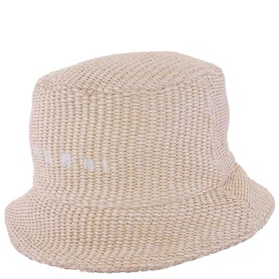Marni Logo-embroidered Cotton-blend Bucket Hat