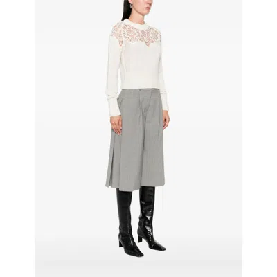 Ermanno Scervino Lace-insert Sweater