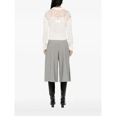 Ermanno Scervino Lace-insert Sweater