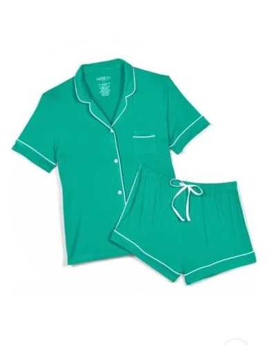 Katiejnyc Women's Camp Shorts Lounge Set In Green In Green
