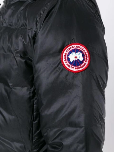 Shop Canada Goose Padded Coat In Black