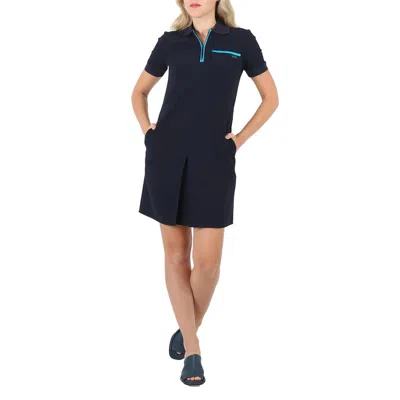 Victoria Beckham Womens Knit Collar Dress In Blue