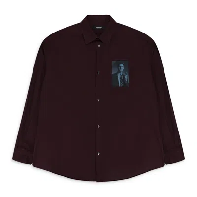 Undercover Red Twin Peaks Patch Bordeaux Shirt In Purple