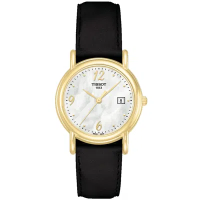 Tissot Women's T-gold Carson Mother Of Pearl Dial Watch