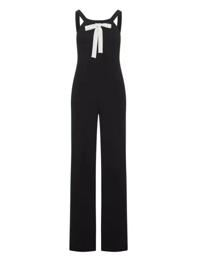 Max Mara Seiden-jumpsuit Mit Schleifendetail