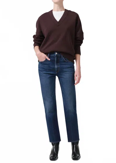 Citizen Of Humanity Zurie Ankle Crop Jean In Wanderlust In Blue