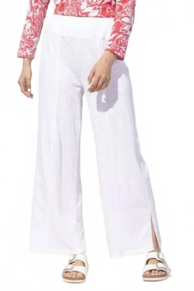 Habitat Seaside Holiday Double Cotton Easy Pant In White In White