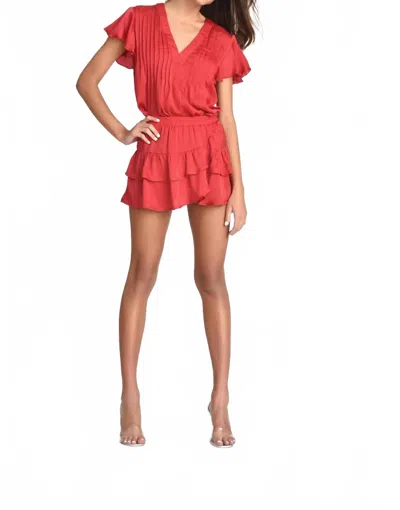 Muche & Muchette Toby Skort In Red In Red