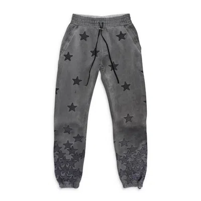 Amiri Chemist Star Heather Gray Sweatpants In Gray