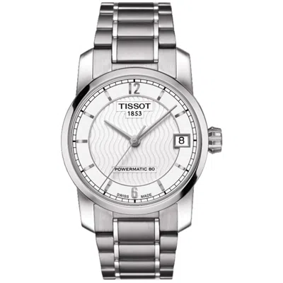 Tissot Women's T-classic Titanium Powermatic 80 Silver Dial Watch