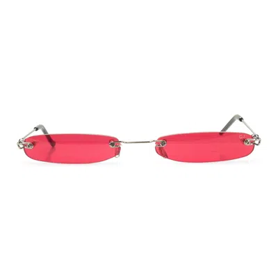 Christian Jones Red Slim Shady Sunglasses