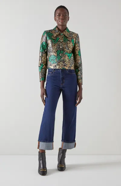 Lk Bennett Charlotte Jackets In Blue