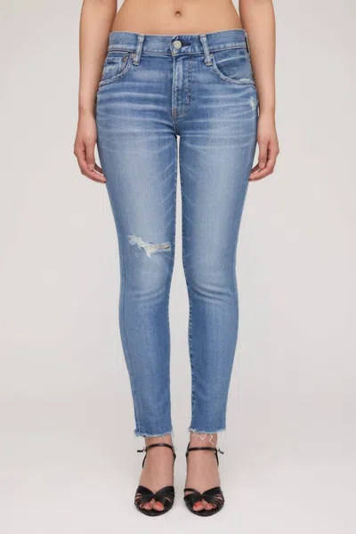 Moussy Edgewood Skinny Jean In Blue In Blue