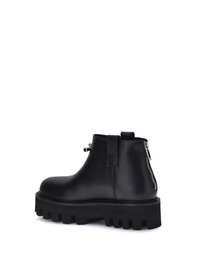 Alexander Mcqueen Platform Ankle Boots In Black