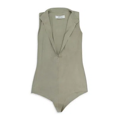 Roni Ilan Ecru Sleeveless Bodysuit