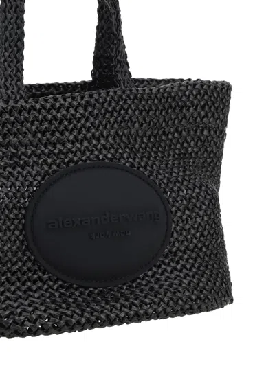 Alexander Wang Punch Small Raffia Handbag