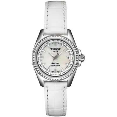 Tissot Women's Prc 100 T-sport Diamond Mother Of Pearl Dial Watch