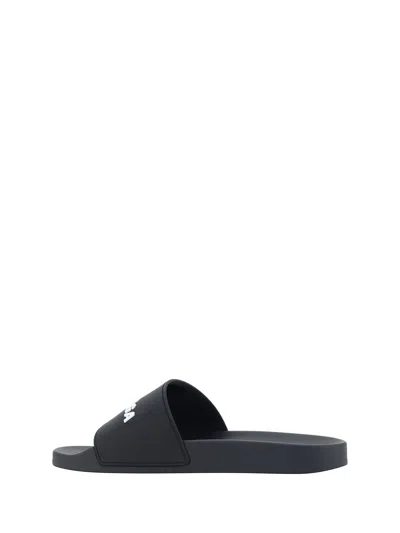 Balenciaga Logo-embossed Pool Slides