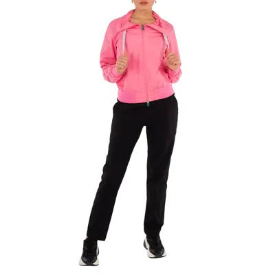 Save The Duck Ladies Aurora Pink Karin Bomber Rain Jacket