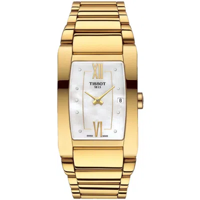Tissot Women's T-classic Generosi-t White Mop Dial Watch