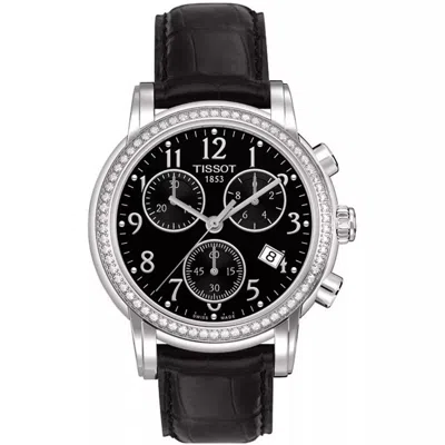 Tissot Women's Dress Sport Chronograph Black Dial Watch