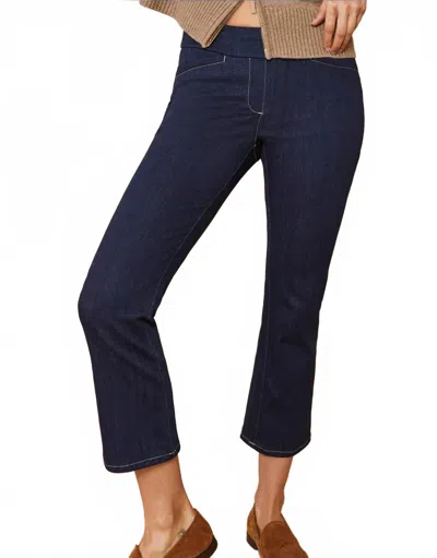 Spartina 449 Maren Denim Kick Flare Pant In Rinse Wash In Blue
