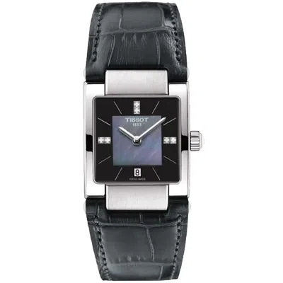 Tissot Women's T-trend Black Mop Dial Watch
