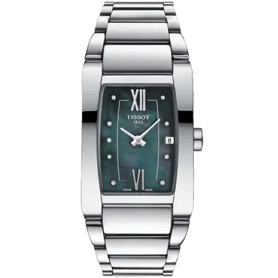 Tissot Women's T-classic Generosi-t Black Mop Dial Watch