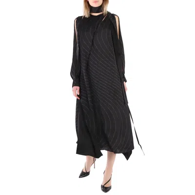 Boyarovskaya Ladies Spiral Dress Black In Black
