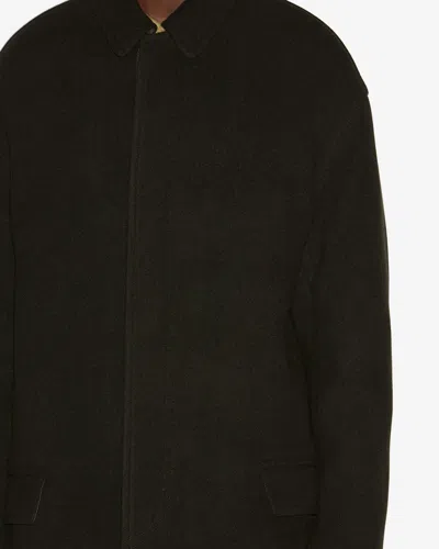 Isabel Marant Kirk Coat In Brown