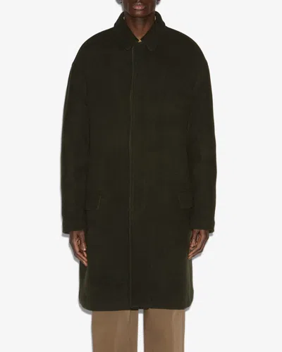 Isabel Marant Kirk Coat In Brown