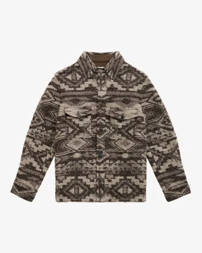 Isabel Marant Kervon Jacket Dark Brown