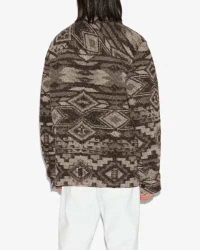 Isabel Marant Kervon Jacket Dark Brown