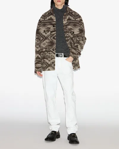 Isabel Marant Kervon Jacket Dark Brown