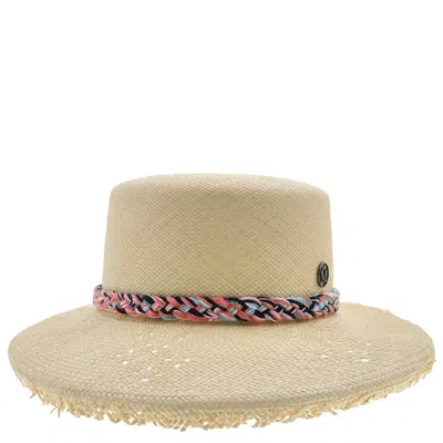 Maison Michel Ladies Multicolor New Kendall Braided-strap Hat