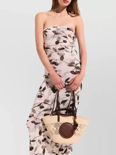 Stella Mccartney Small Eco Iraca Palm Shoulder Bag