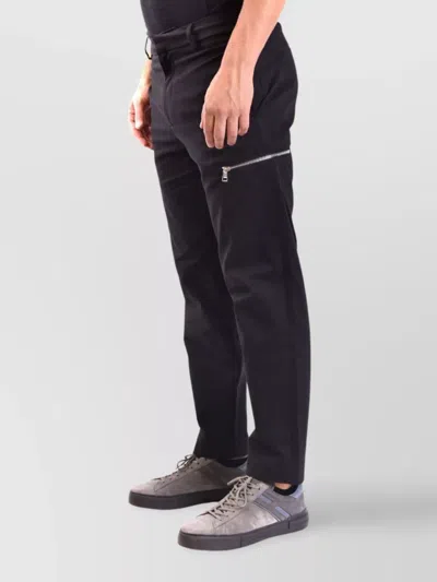 Moncler Tailored Trousers Multiple Pockets In Black
