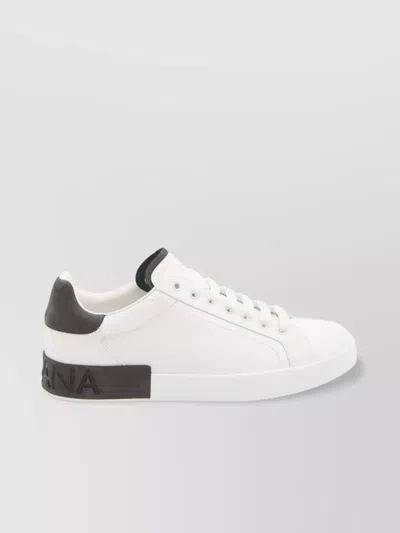 Dolce & Gabbana Sneakers From The Portofino Line In Calfskin