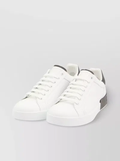 Dolce & Gabbana Sneakers From The Portofino Line In Calfskin