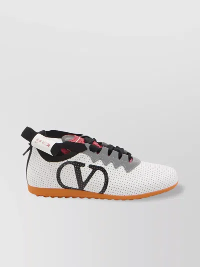 Valentino Chromathon Sneakers In Gray