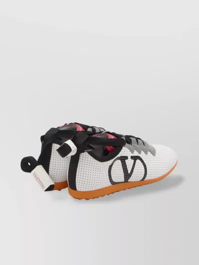 Valentino Chromathon Sneakers In Gray
