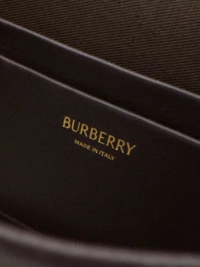 Burberry Check Motif Crossbody Handbag With Removable Strap In Nude