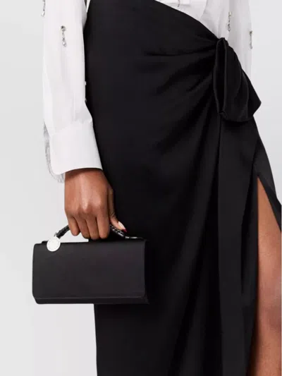 Stella Mccartney Diamond Chain Eco Satin Clutch Bag