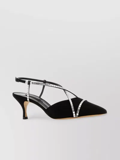 Casadei Strappy Starry Julia Pumps In Black