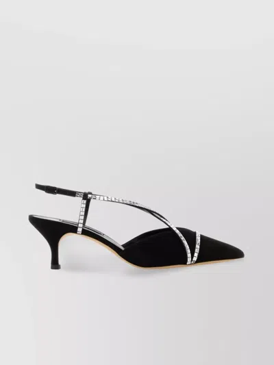 Casadei Strappy Starry Julia Pumps In Black