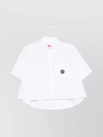 Kenzo 'floral Boke 2.0' Shirt In White