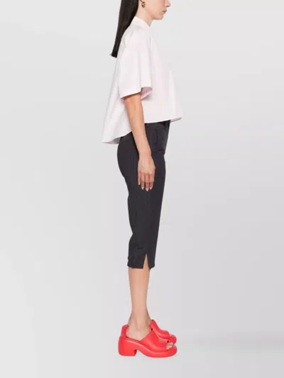 Kenzo 'boke Flower 2.0' Short Dropped Shoulders Shirt In Cotton Poplin In Pink
