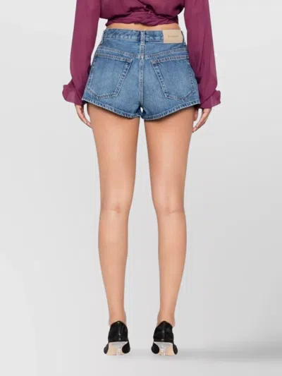 Givenchy Denim Shorts Belt Loops In Blue