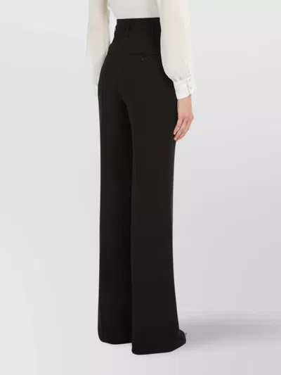 Max Mara Tailored Trousers With Flared Leg And Front Crease